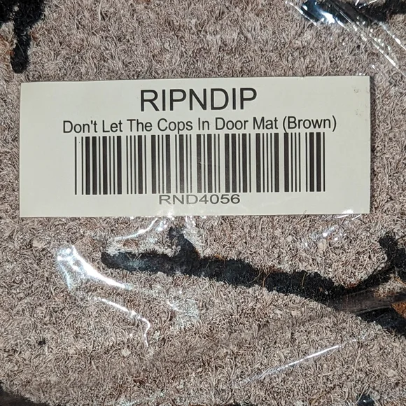RIPNDIP Don't Let The Cops In Rug - Picture 2 of 2